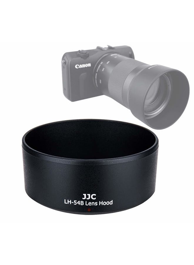 Fotasy JJC LH-54B Dedicated Bayonet Lense Hood, Compatible with Canon EF-M 55-200mm f/4.5-6.3 IS STM Lens, 55 200mm STM Lens Hood, Cannon 55 200mm Hood, replacement of ET-54B Lens Hood - Image 1